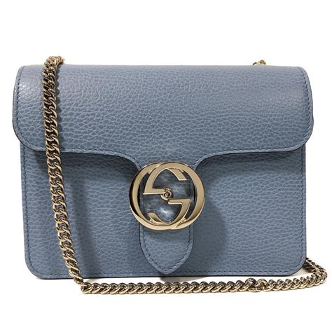 gucci gg interlocking blue shoulder bag|gucci interlocking crossbody bag.